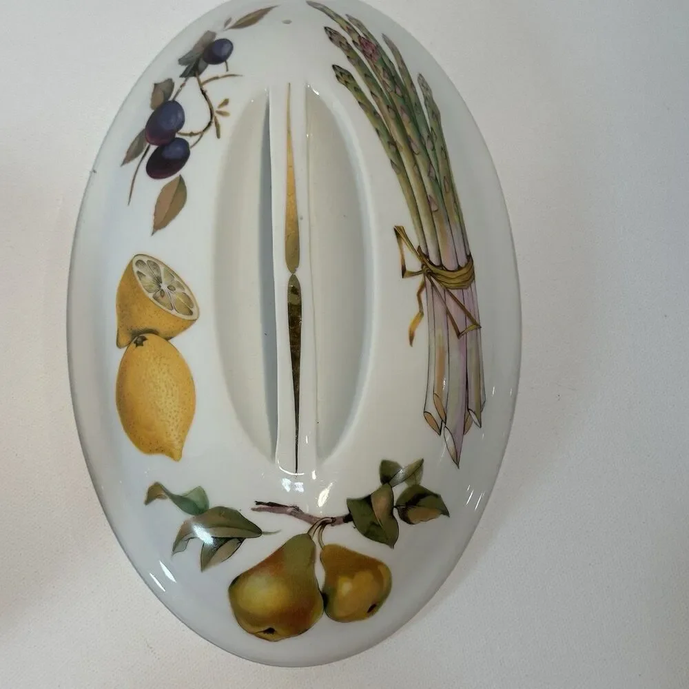 Royal Worcester Evesham Gold 5 Piece Casserole Baking Serving Set -Disc -England